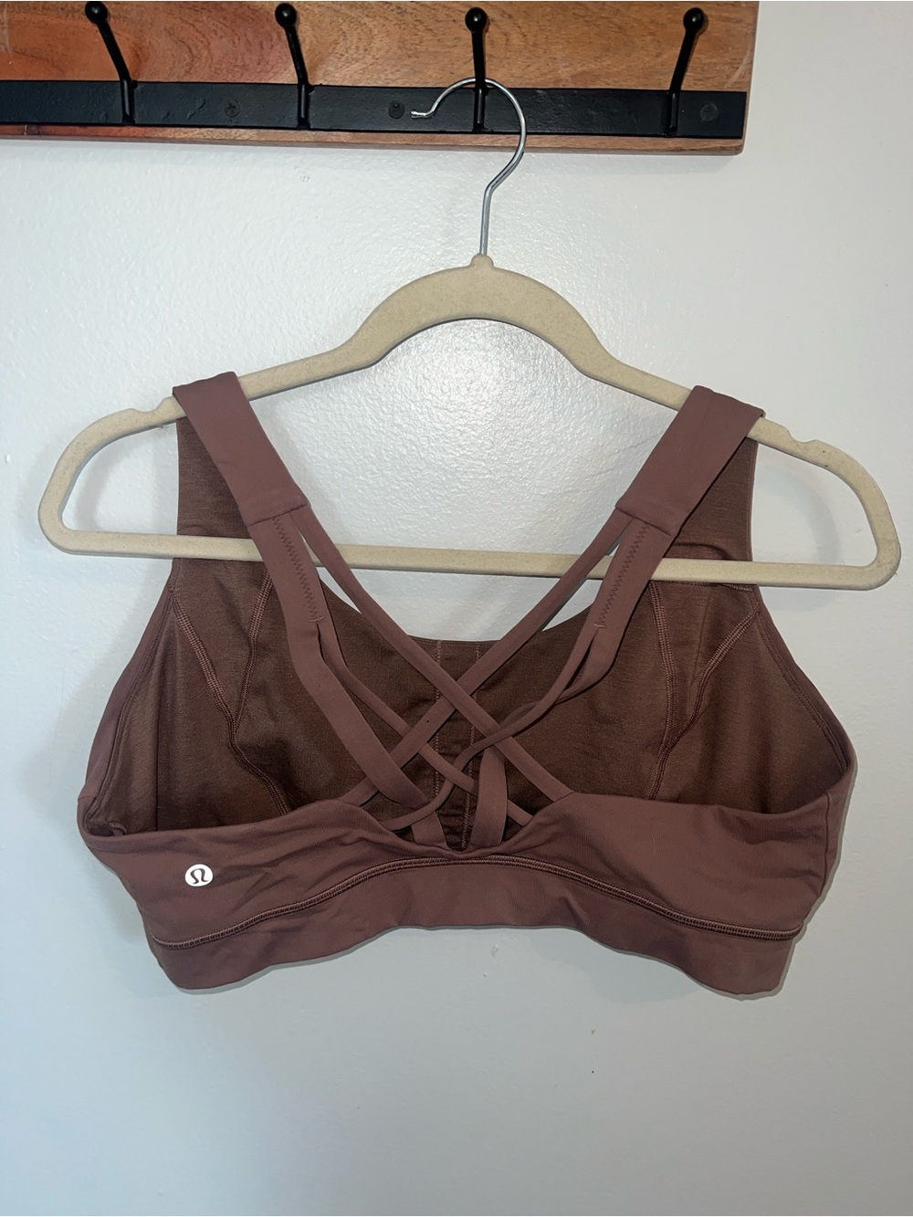 lululemon athletica Strappy Crossback Sports Bra in Brown